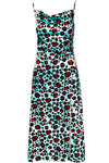 Leopard Cowl Neck Maxi Dress