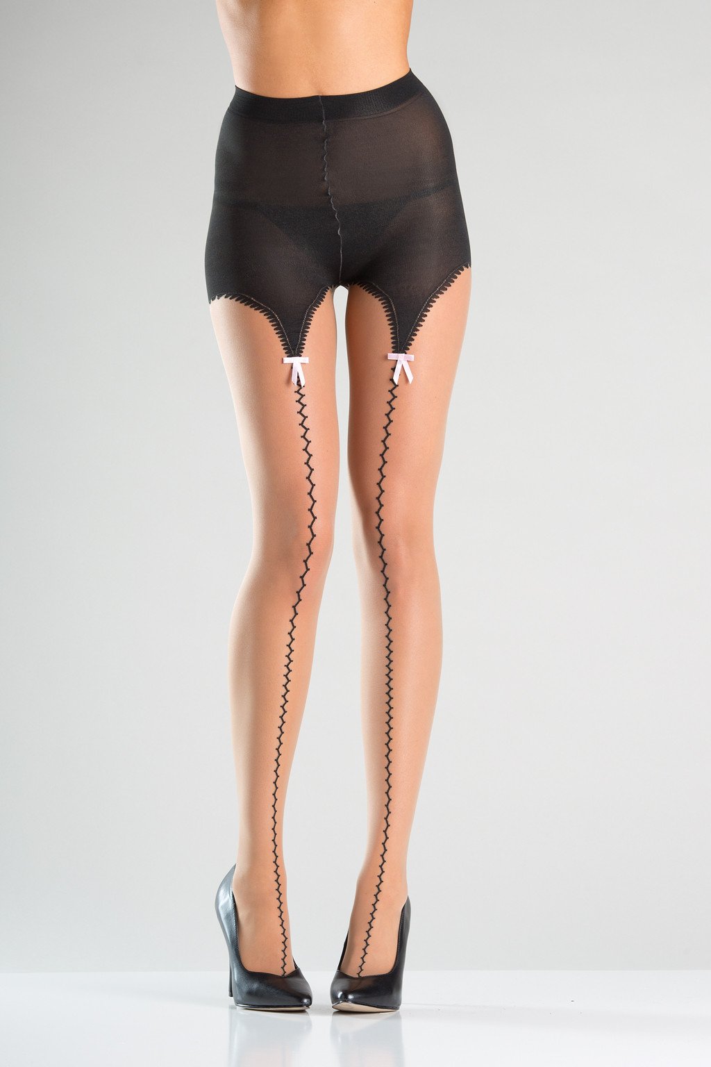 Pinup Doll seamed garter Tights Pinup Doll seamed garter Tights