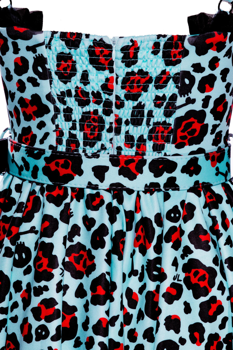 Love Bites Swing Dress  Take a walk on the wild side with our Love Bites Swing Dress, a stunning piece available in custom Leopard Print designs from Jessica Louise