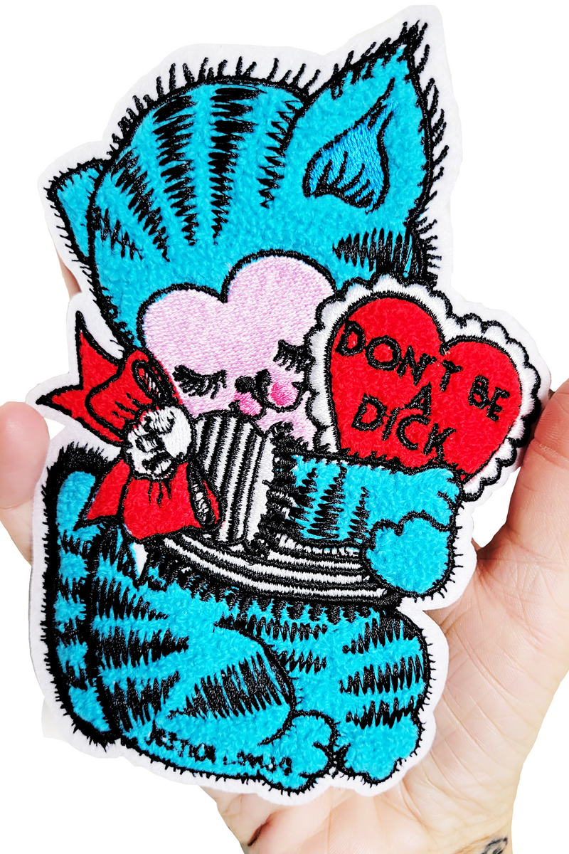 Don't be a dick Cat Patch