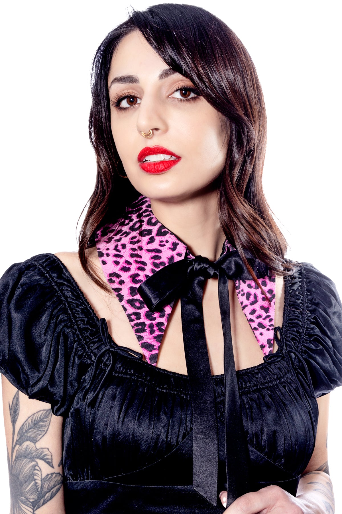 Pink Leopard Collar