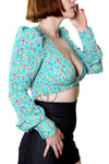 Marianne Long Sleeve Cuffed Crop top - shopjessicalouise.com