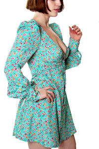 Brigitte long sleeve button front dress - shopjessicalouise.com