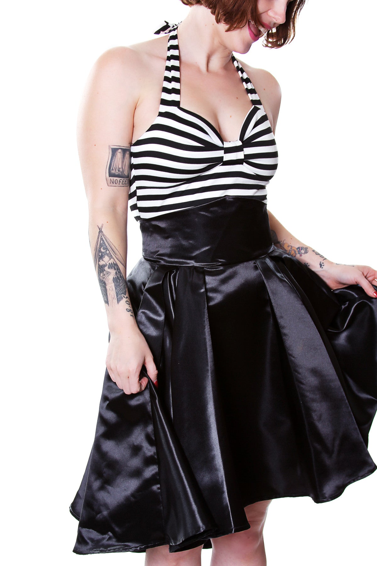 Edie Satin Opera Skirt by Jessica Louise