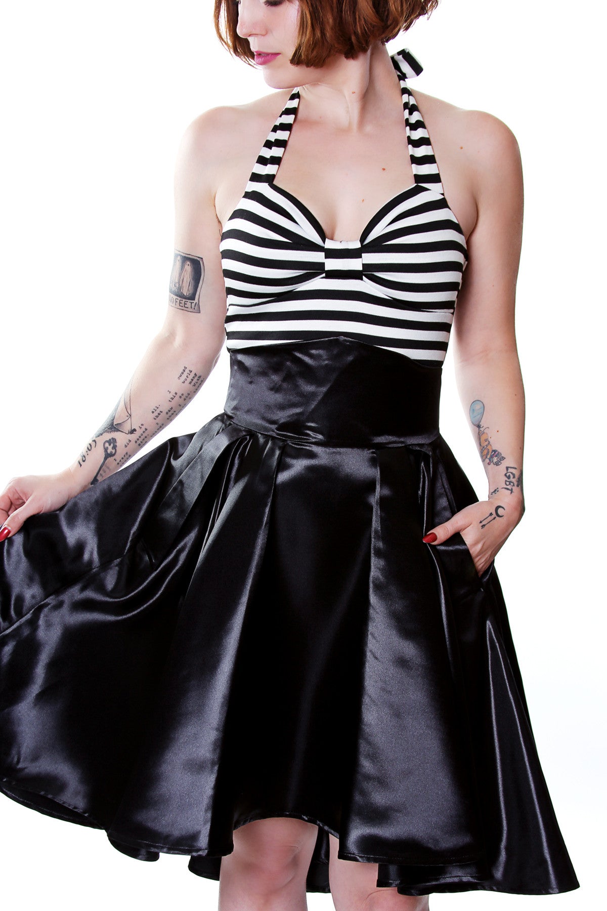 Edie Satin Opera Skirt by Jessica Louise