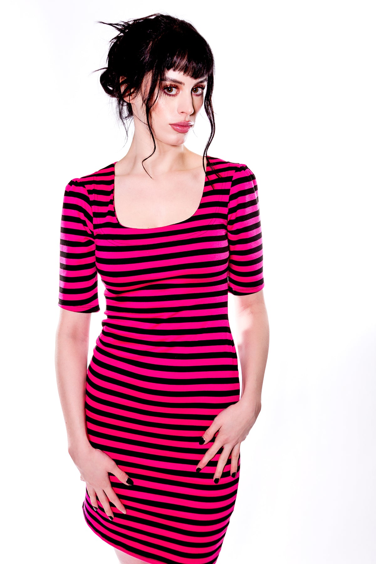 Back to basics Colored Striped Dress - shopjessicalouise.com