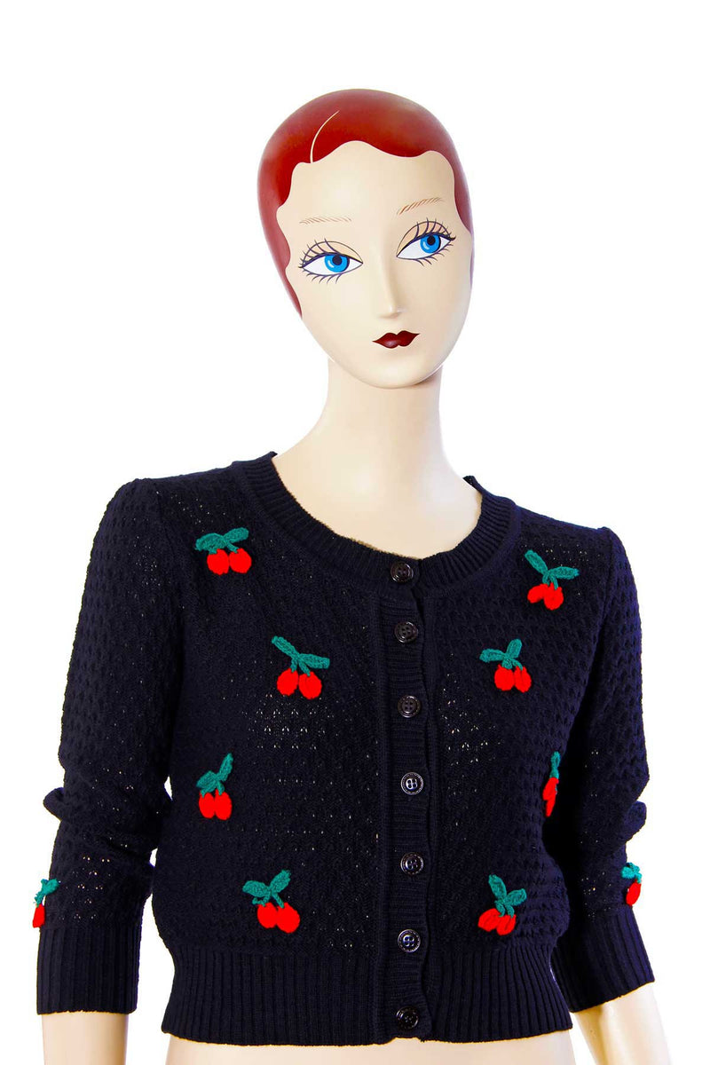 Cotton Cherry Crochet Cardigan - shopjessicalouise.com
