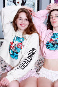 Cropped hoodie-Don't be a dick- Jessica Louise