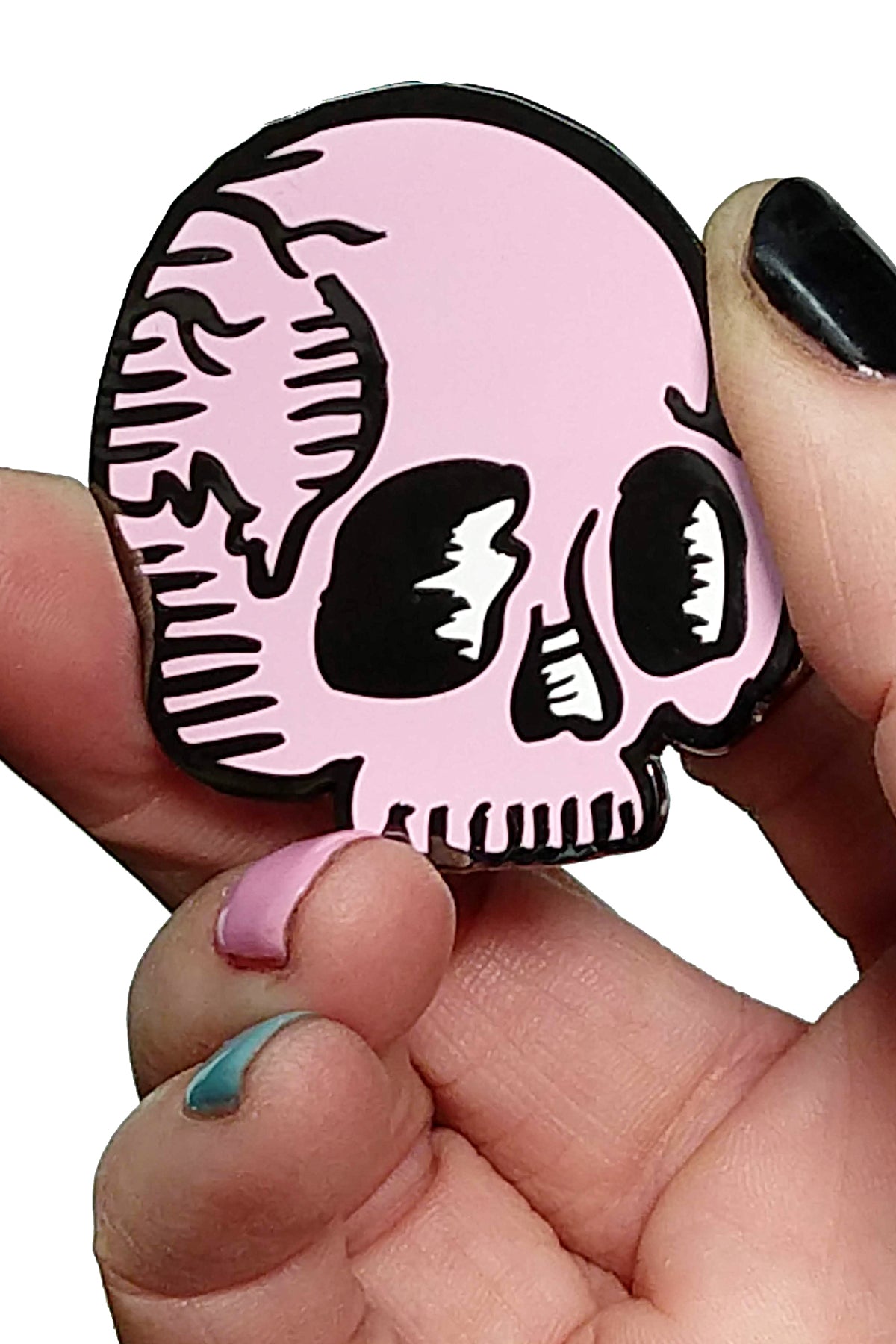 Skull Enamel Pin - shopjessicalouise.com