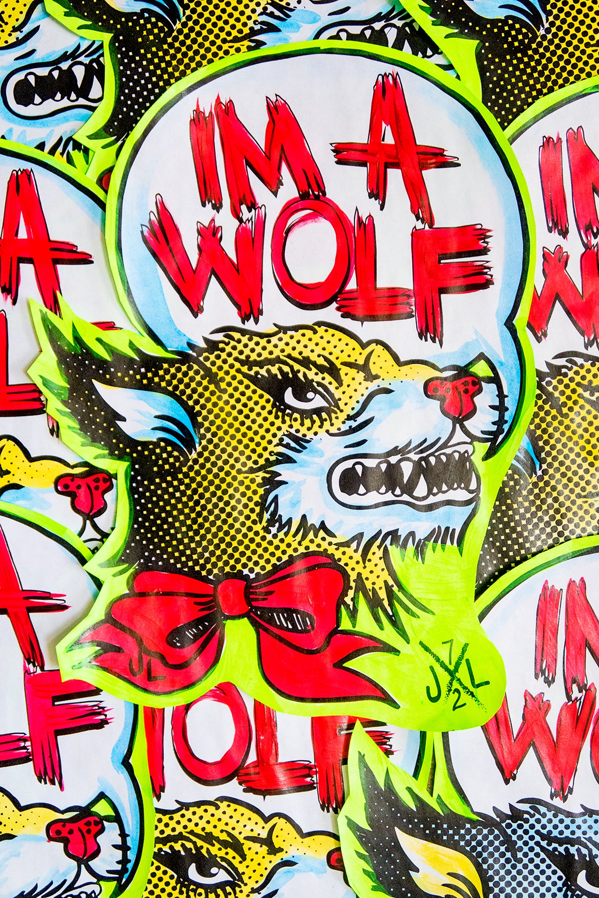 Im a wolf -Street art