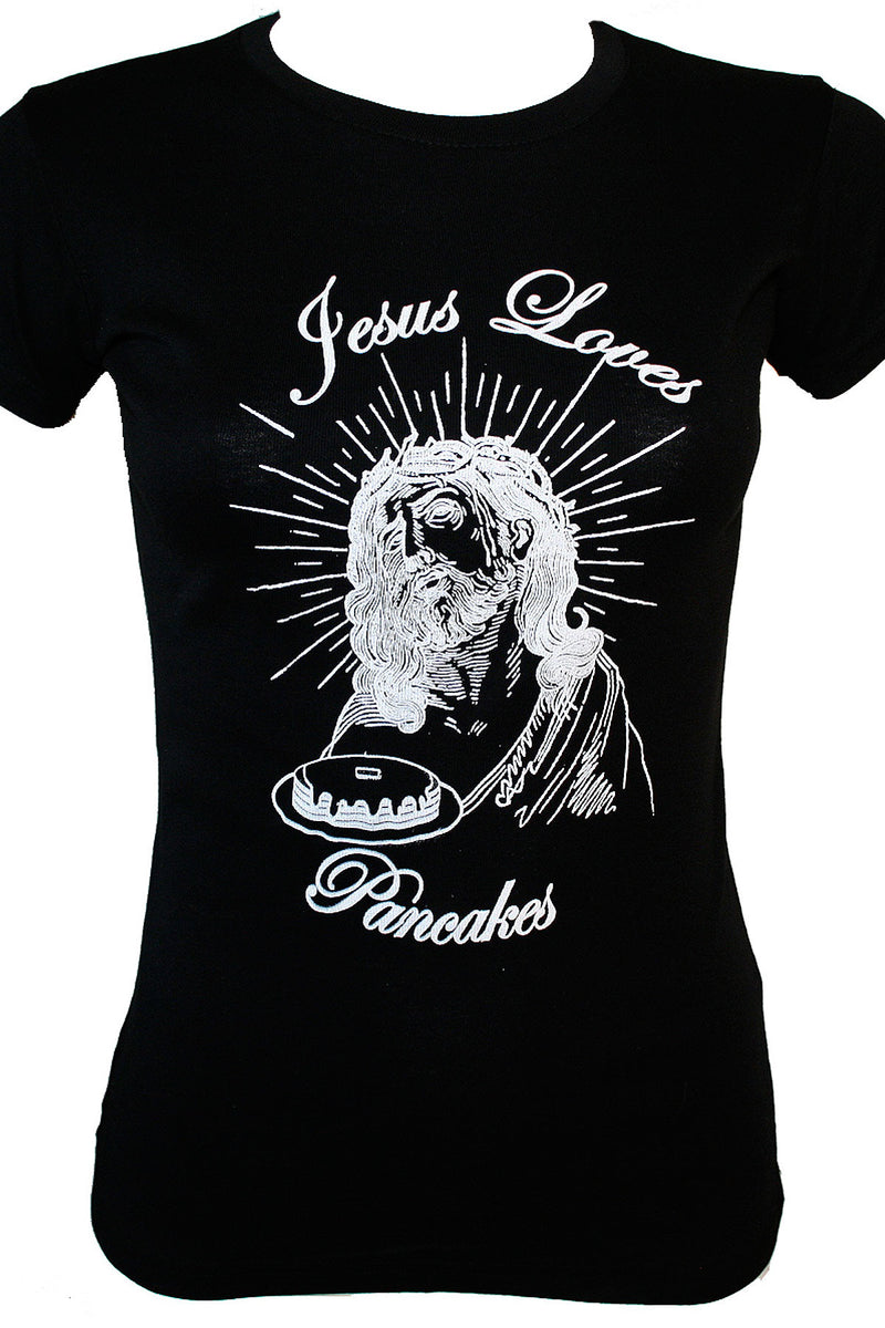 Jesus Loves Pancakes Tee Shirt - shopjessicalouise.com