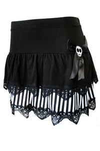Mixed Layer Skull Skirt - shopjessicalouise.com