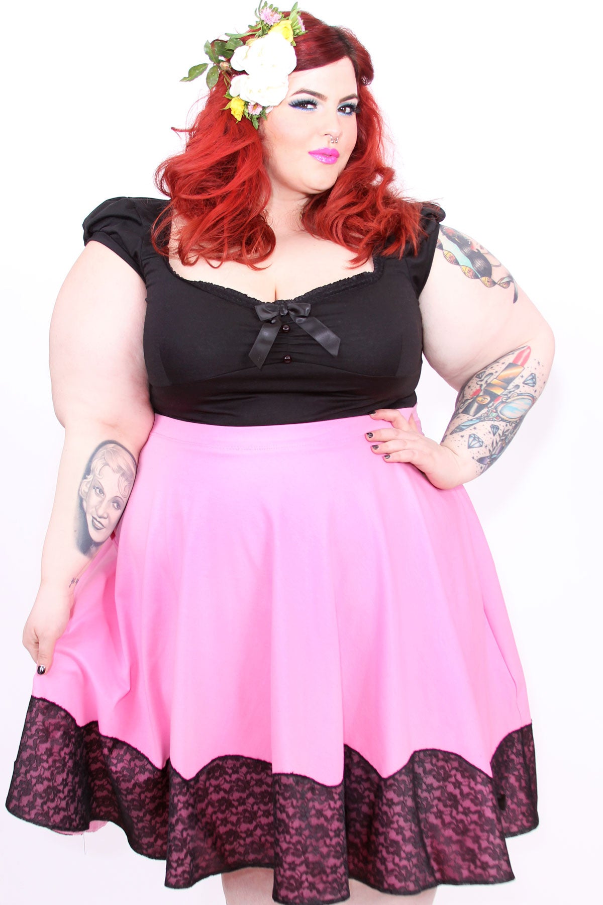 Cupcake Scallop Skirt Plus Size - shopjessicalouise.com