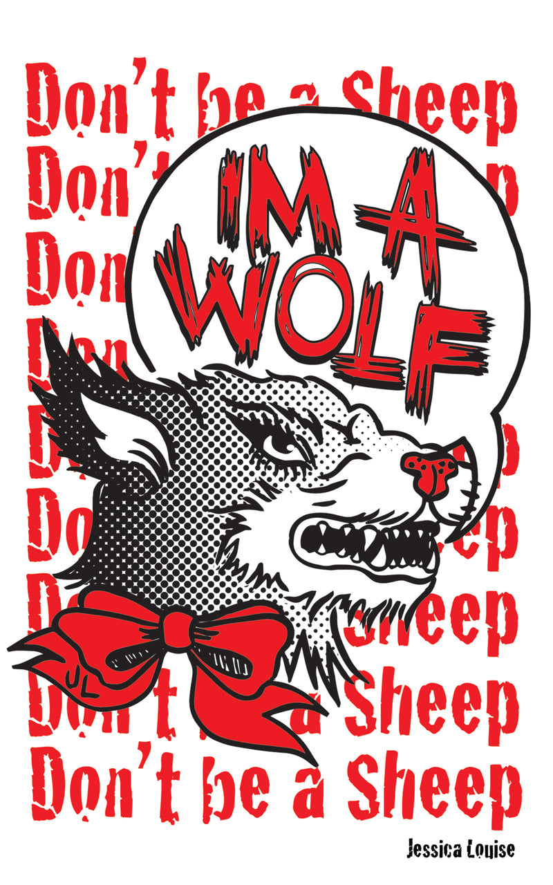 IM A WOLF Sticker - shopjessicalouise.com